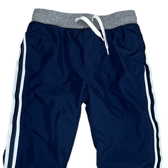 OshKosh B’Gosh Jersey Lined Athletic Windbreaker Pants 4T Navy Blue - Picture 5 of 9